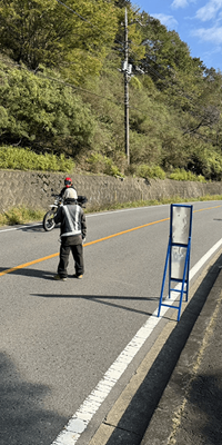 神奈川県での交通誘導警備風景